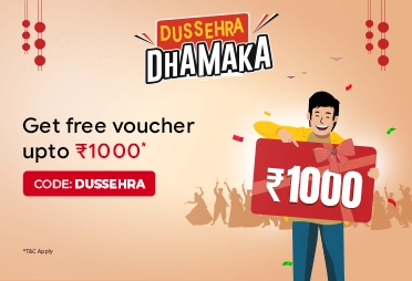 Dussehra Dhamaka: Win Free Bus Vouchers up to ₹1000!